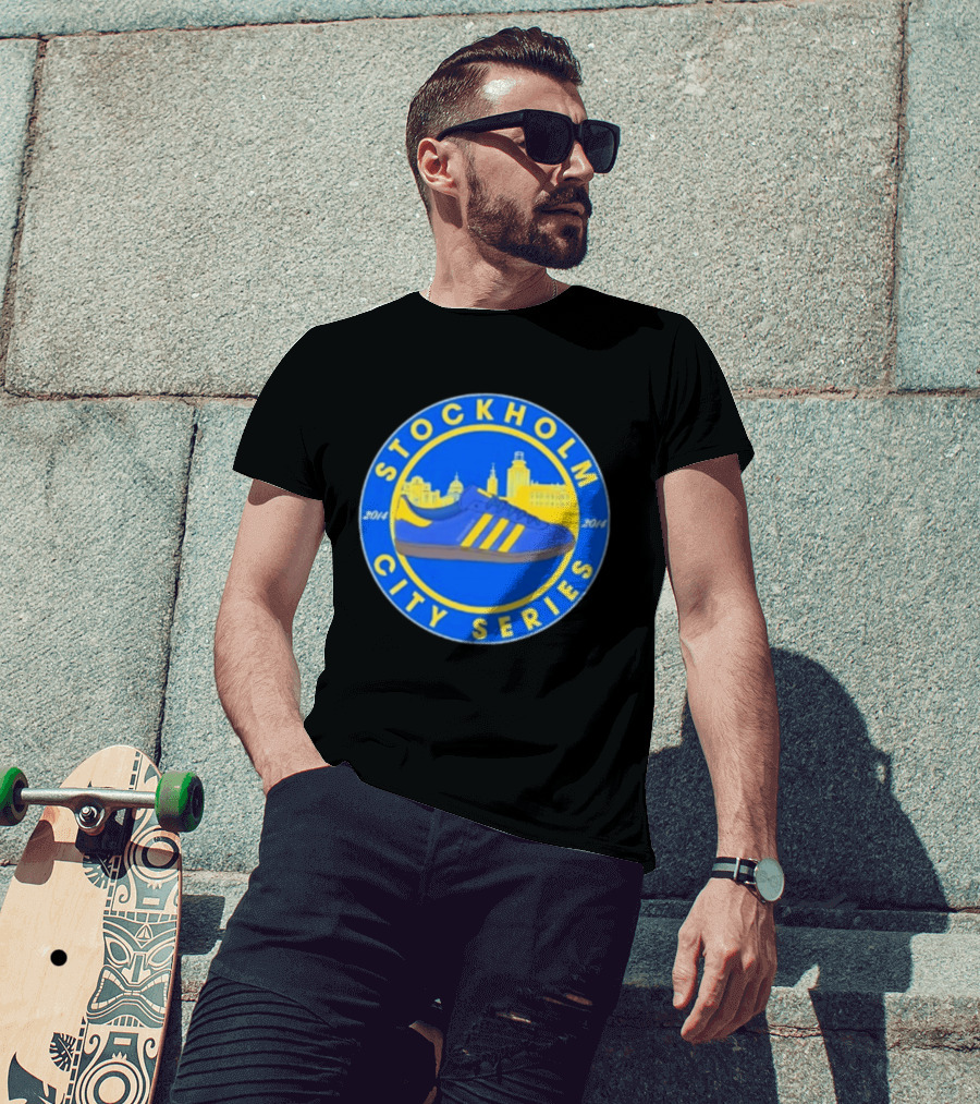 Stockholm City Series Adidas Sneaker 2014 Skyline T-Shirt