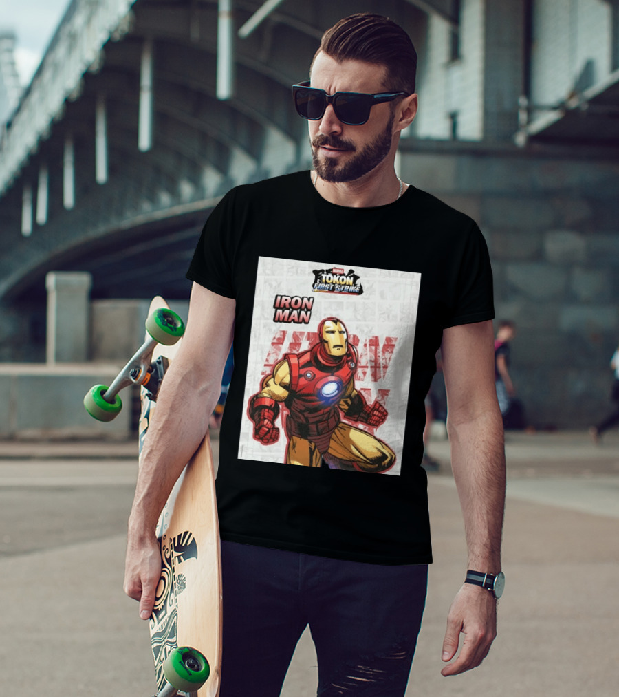 Marvel Tokon First Strike Iron Man Comic T-Shirt