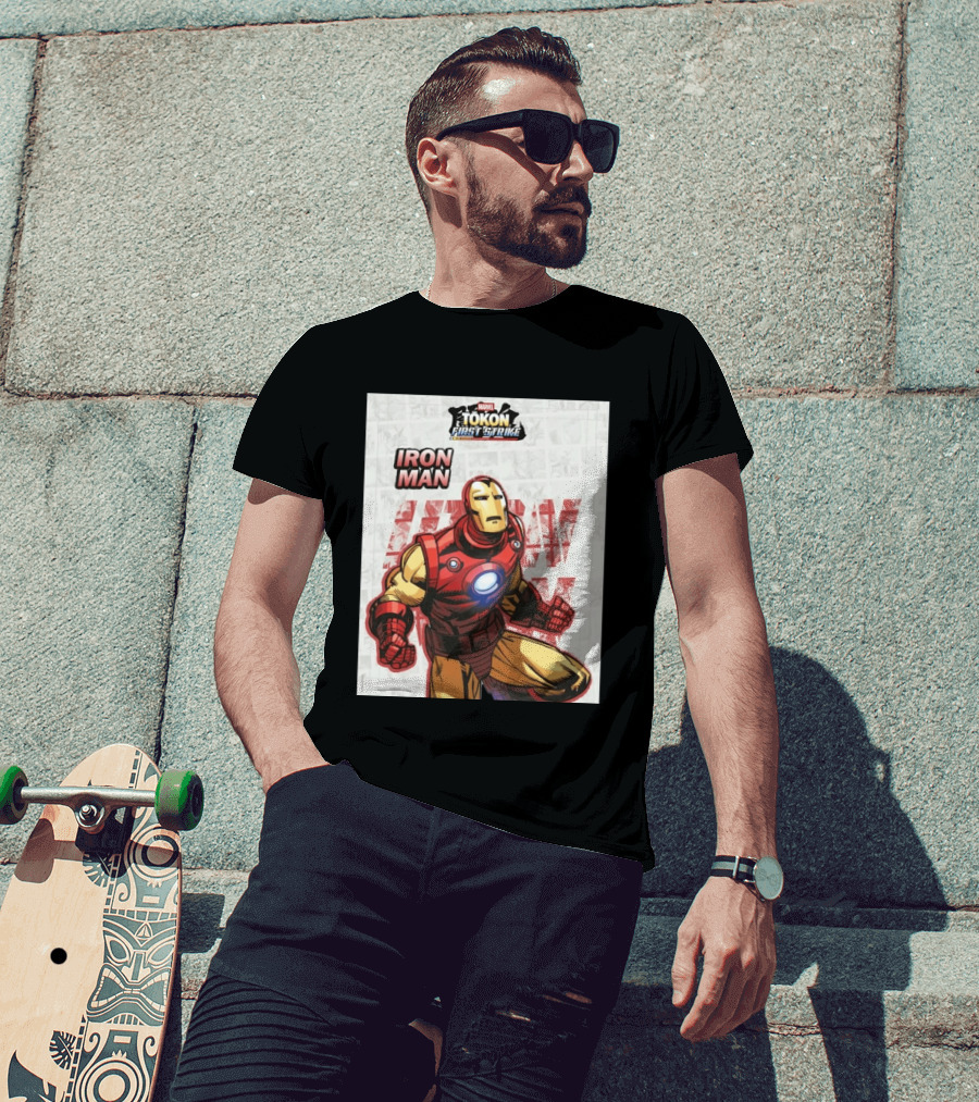 Marvel Tokon First Strike Iron Man Comic T-Shirt