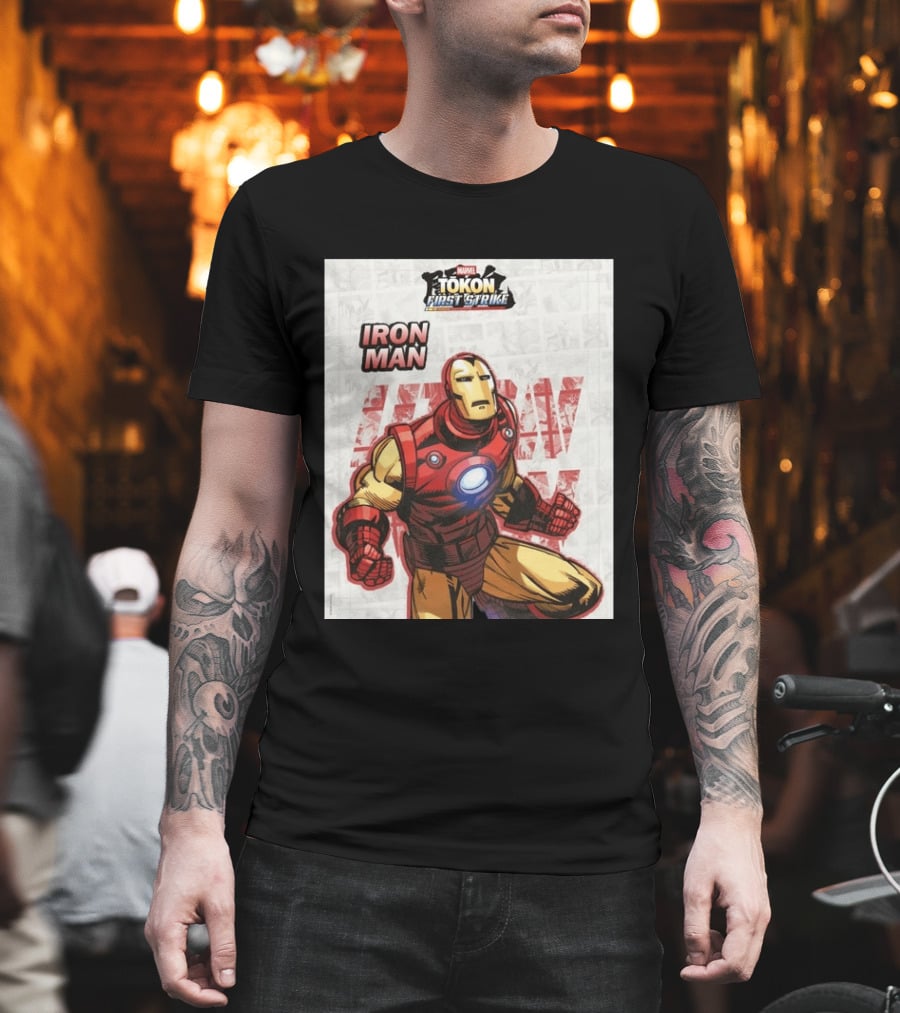 Marvel Tokon First Strike Iron Man Comic T-Shirt