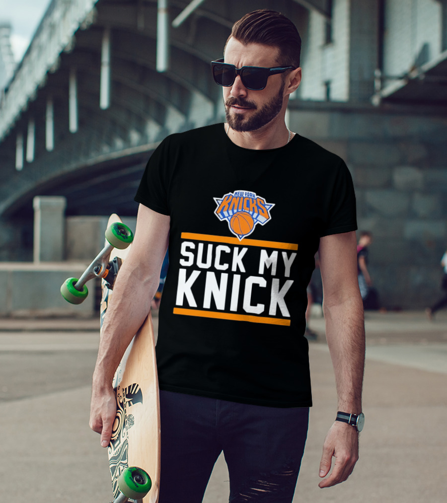 New York Knicks Suck My Knick NBA Basketball T-Shirt