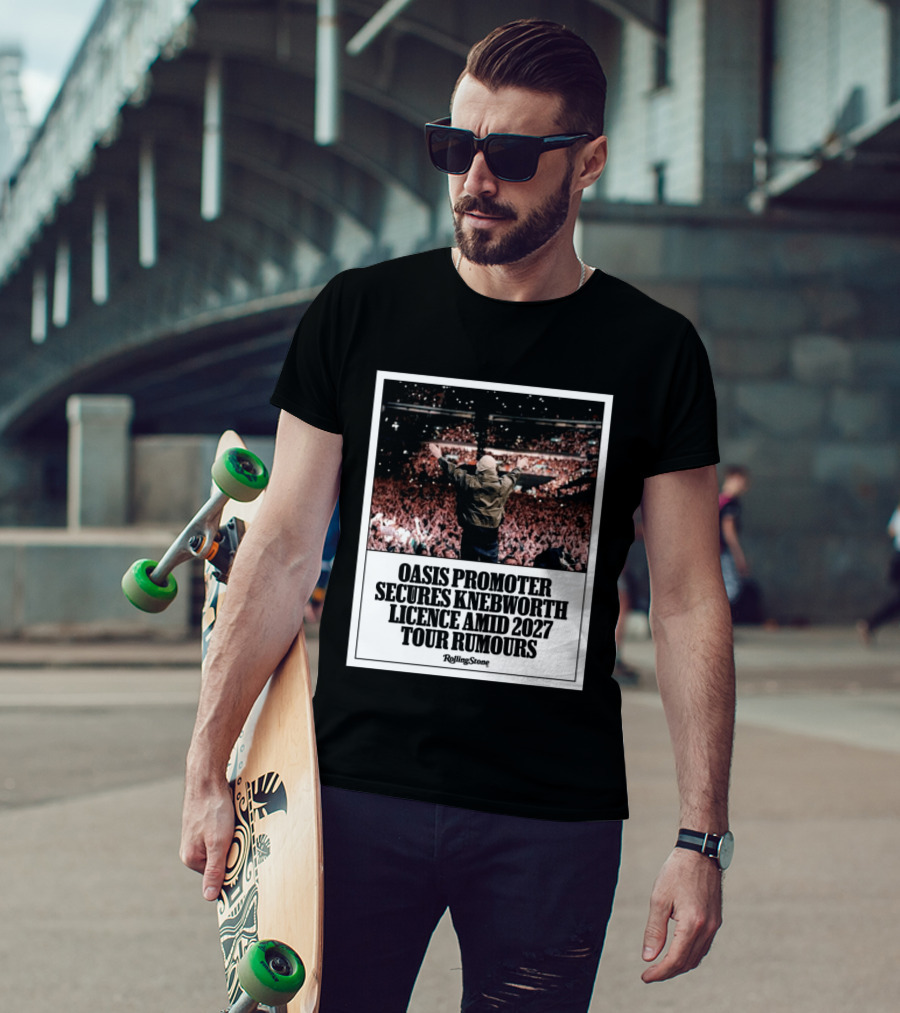 Rolling Stone Oasis Promoter Secures Knebworth Licence Amid 2027 Tour Rumours T-Shirt