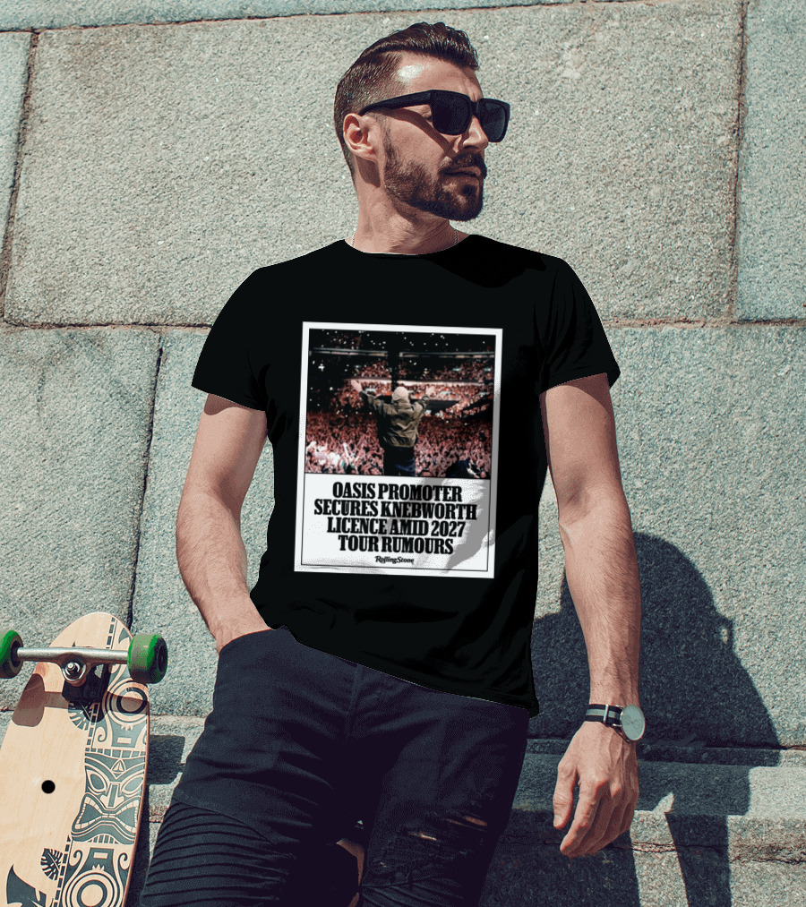 Rolling Stone Oasis Promoter Secures Knebworth Licence Amid 2027 Tour Rumours T-Shirt