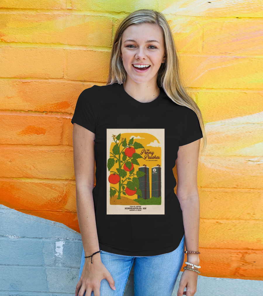 Penny Peaches With Loose Rope Series 7th Street Entry Minneapolis MN August 8 2026 T-Shirt