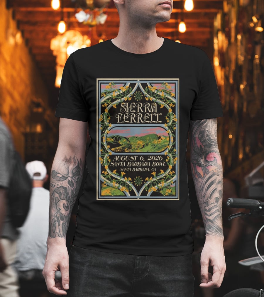 Sierra Ferrell August 6 2026 Santa Barbara Bowl Santa Barbara CA T-Shirt