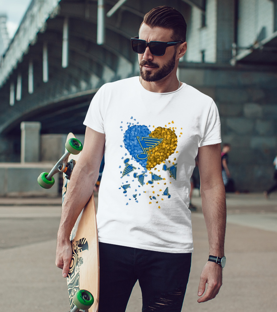 Classic St Louis Blues Heart NHL Hockey 2026 T-Shirt