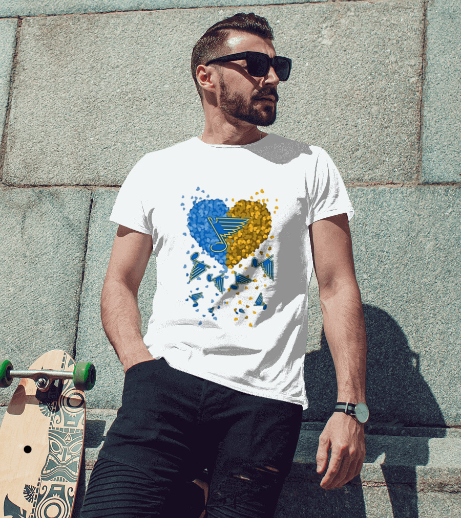 Classic St Louis Blues Heart NHL Hockey 2026 T-Shirt