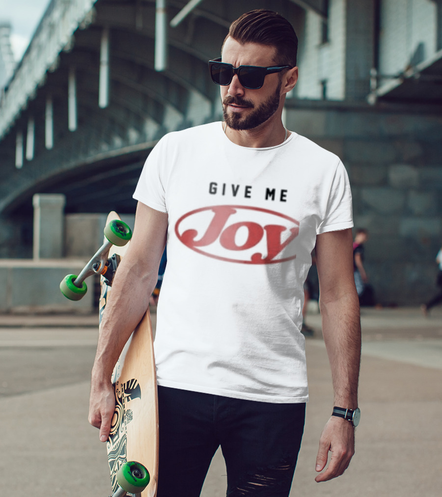 Elle Limebear Store Joy Give Me White T-Shirt