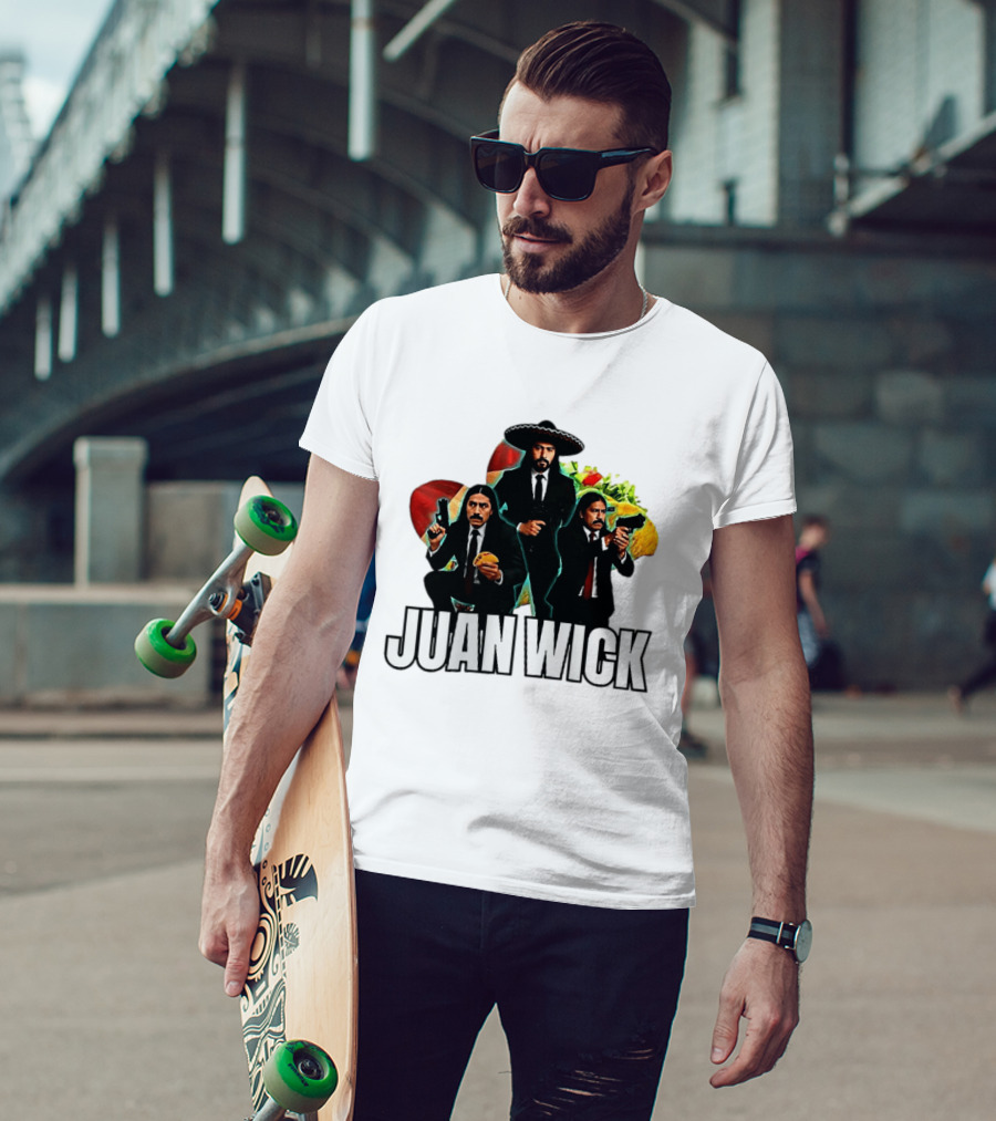 Juan Wick John Wick Taco Sombrero Mexican T-Shirt