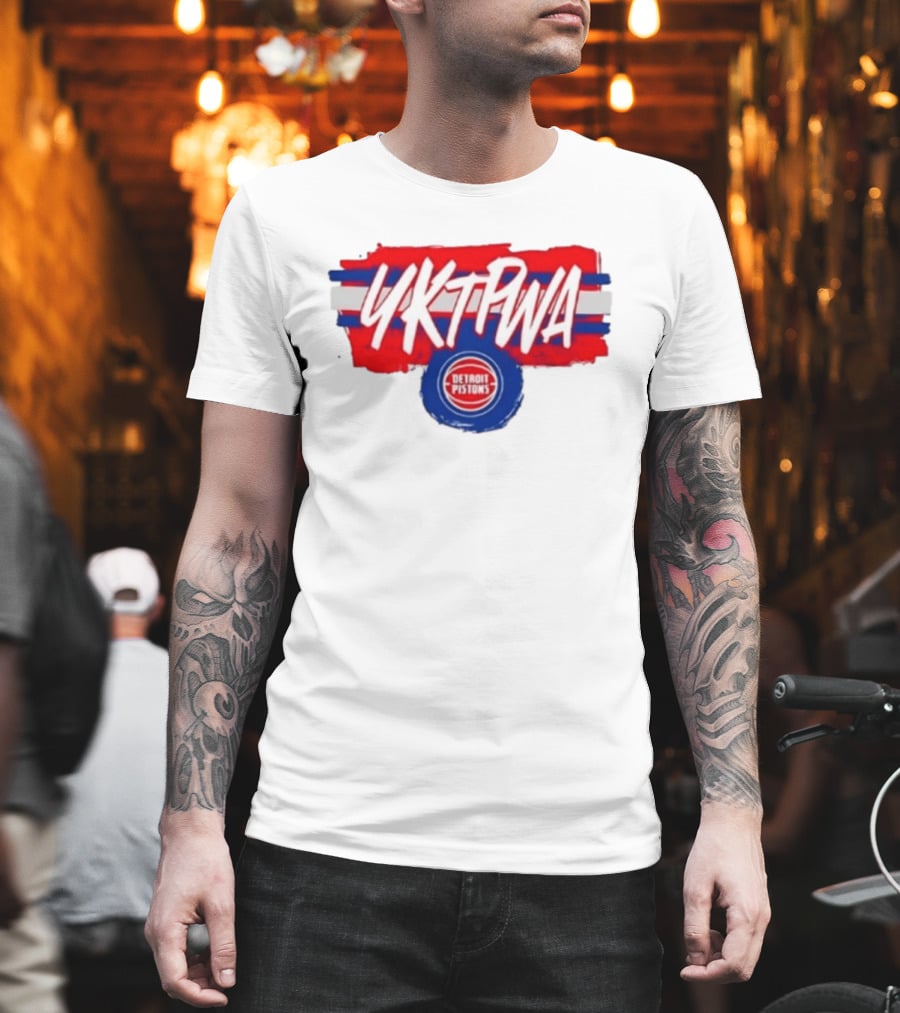 Yktpwa Detroit Pistons Celebration T-Shirt