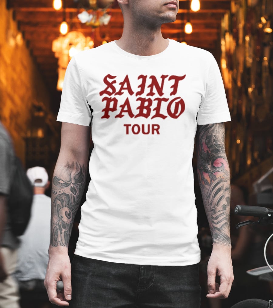 Saint Pablo Tour Official Merchandising T-Shirt