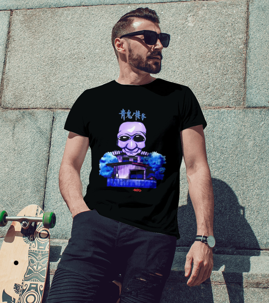 Ao Oni Horror House Anime Collaboration Featuring Moiun T-Shirt