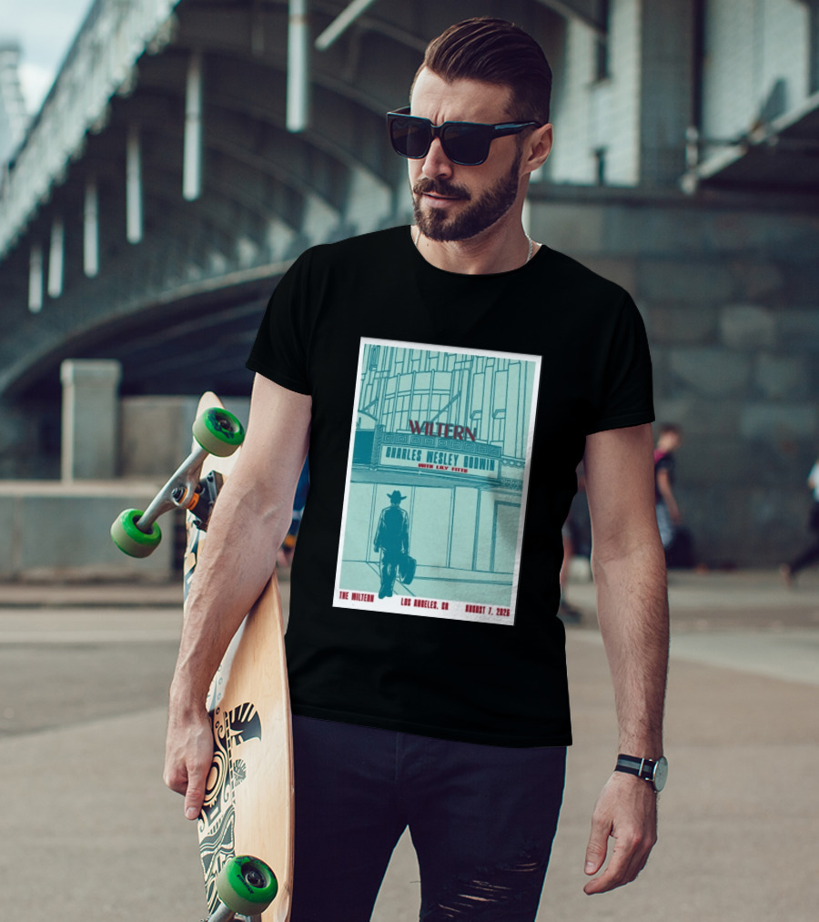 Charles Wesley Godwin Live At The Wiltern With Lilly Hiatt August 7 2026 Los Angeles CA T-Shirt