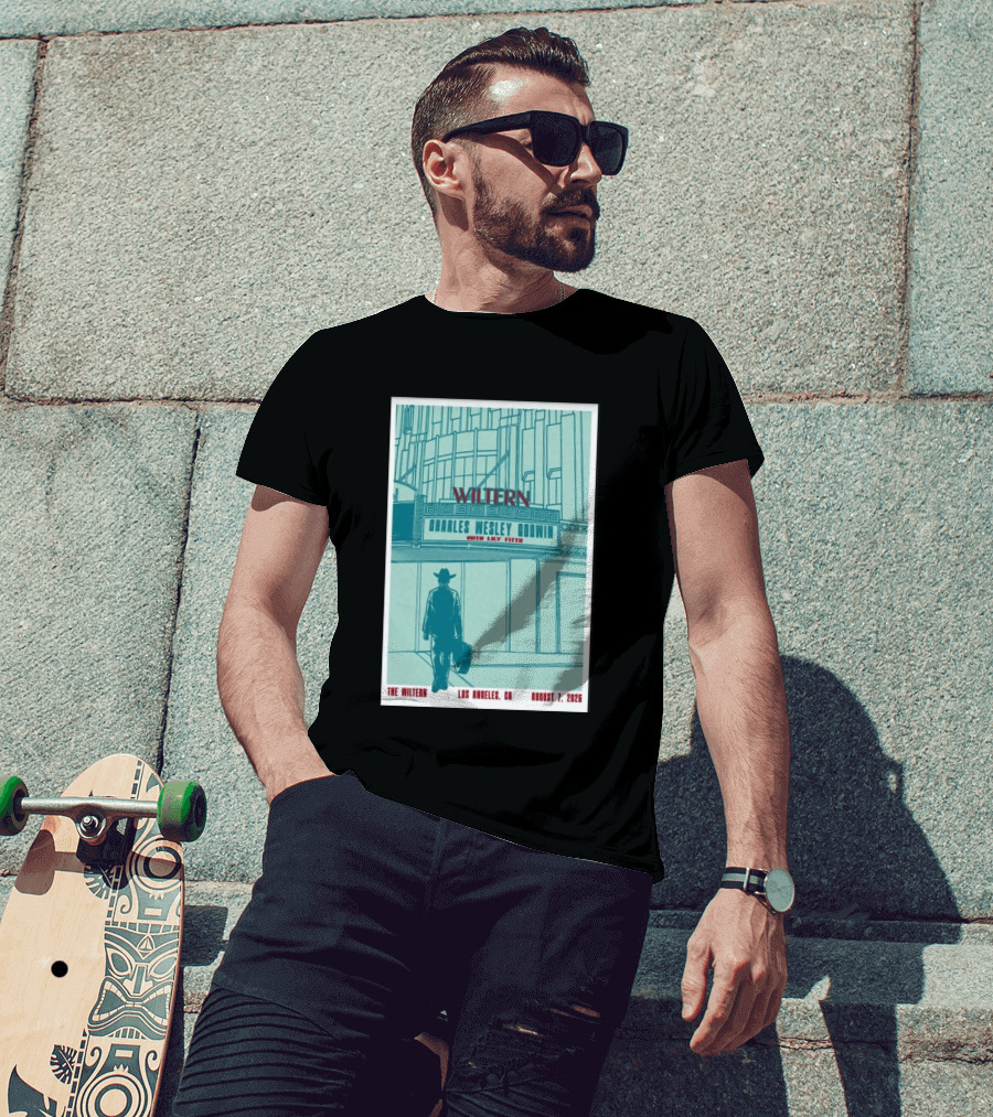 Charles Wesley Godwin Live At The Wiltern With Lilly Hiatt August 7 2026 Los Angeles CA T-Shirt