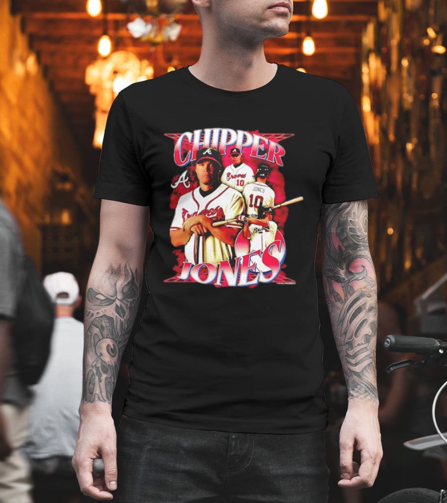 Chipper Jones Atlanta Braves Number 10 MLB Legend T-Shirt