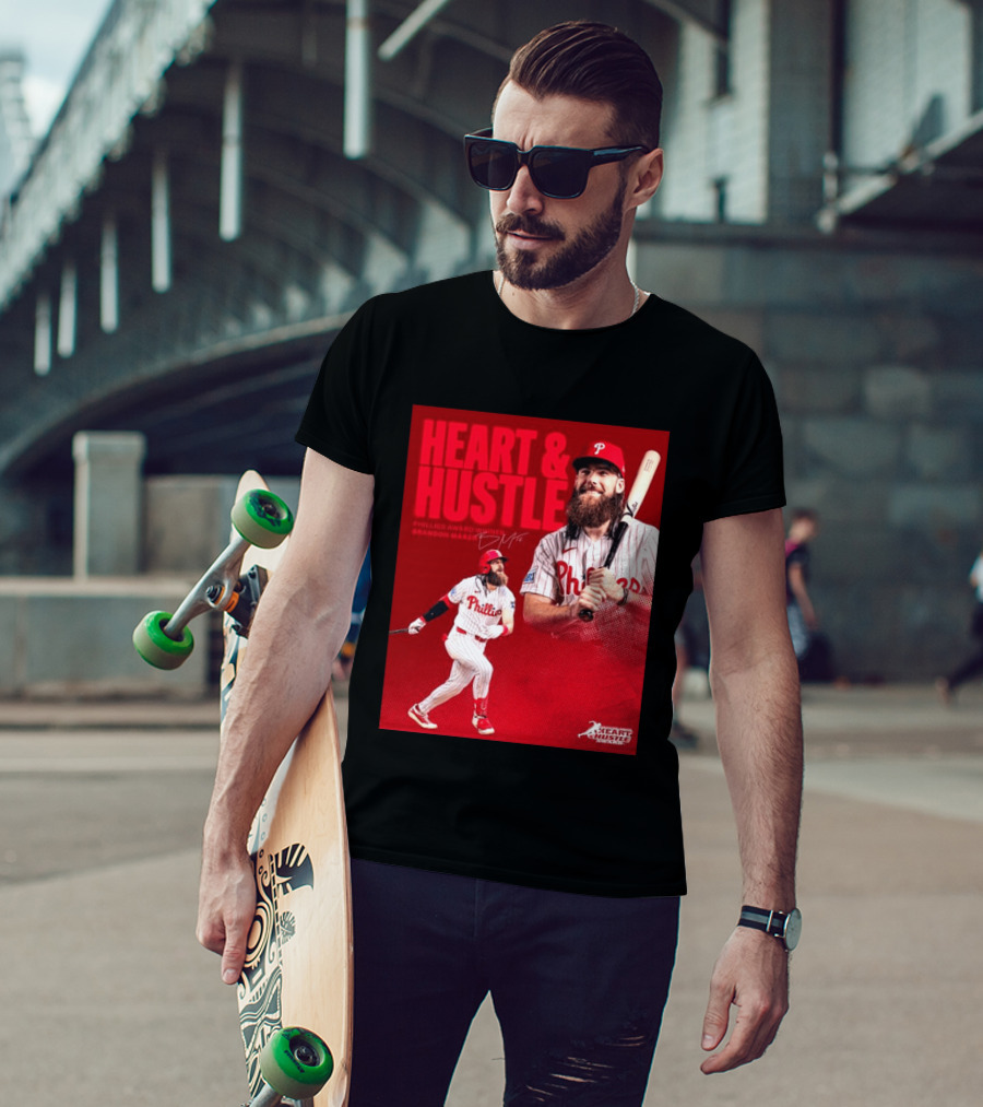 Philadelphia Phillies Heart & Hustle Award Winner Brandon Marsh T-Shirt
