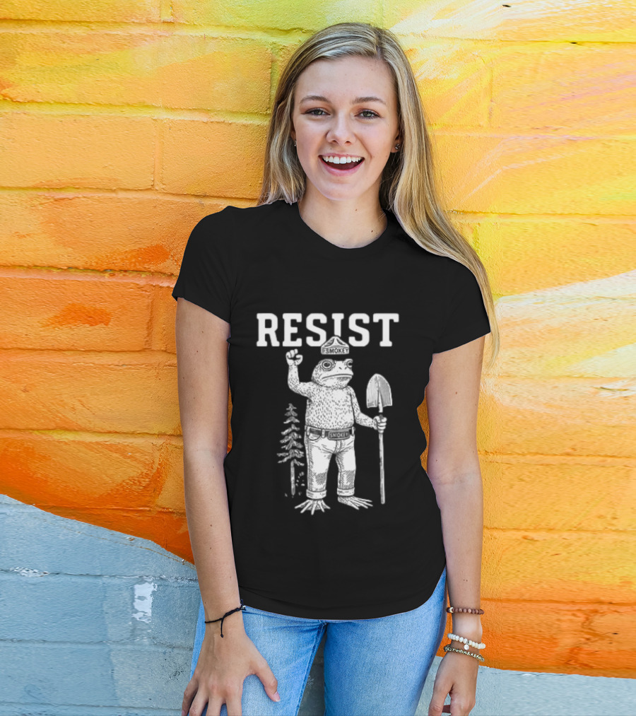 Resist Smokey Frog Portland Original Free Hat T-Shirt