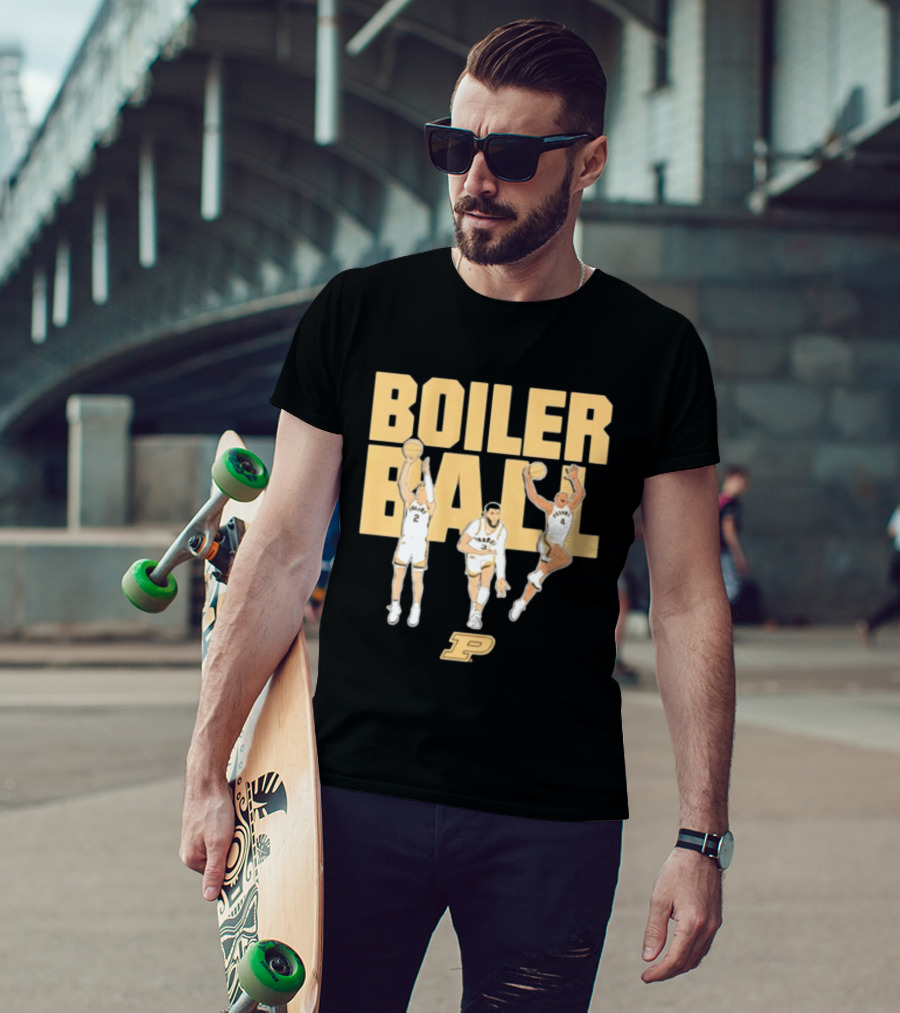 Braden Smith Fletcher Loyer Trey Kaufman Renn Purdue Basketball Boiler Ball T-Shirt