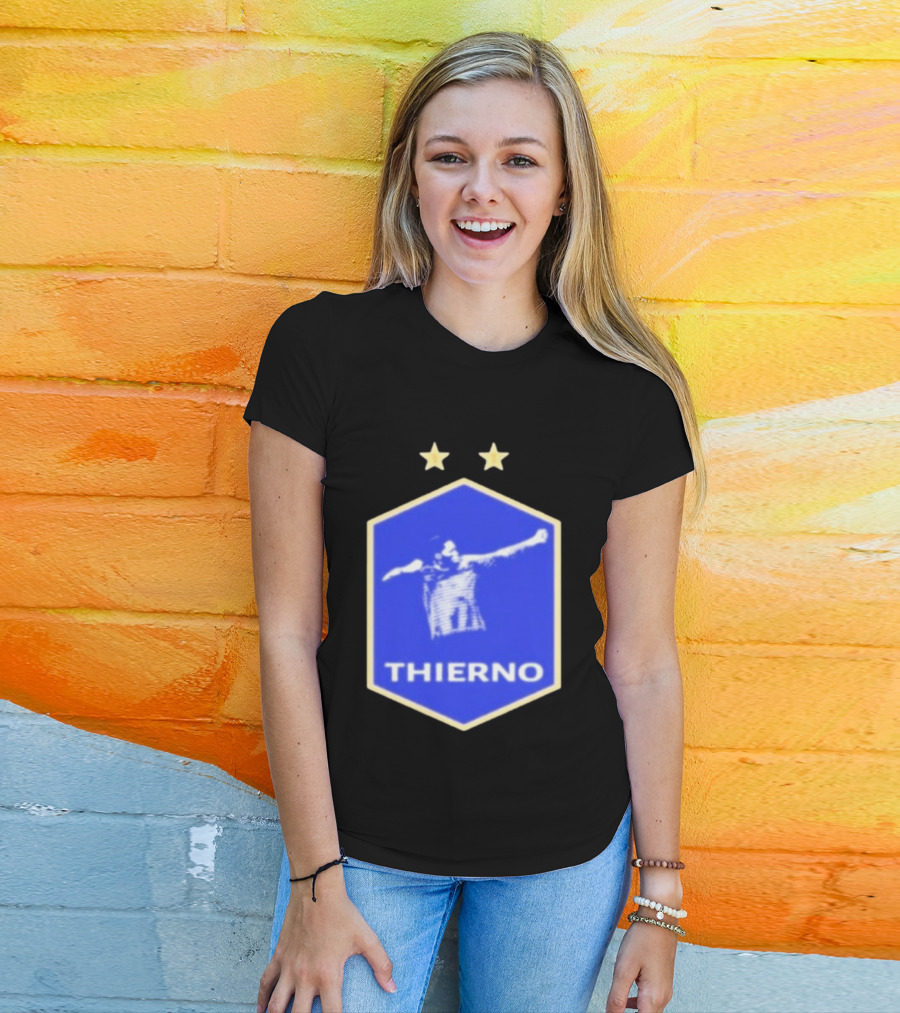 Thierno Barry Everton FC Two Stars Blue Crest T-Shirt