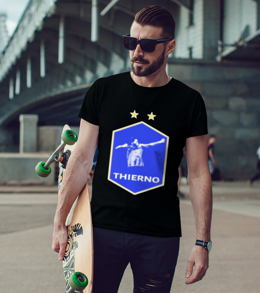 Thierno Barry Everton FC Two Stars Blue Crest T-Shirt