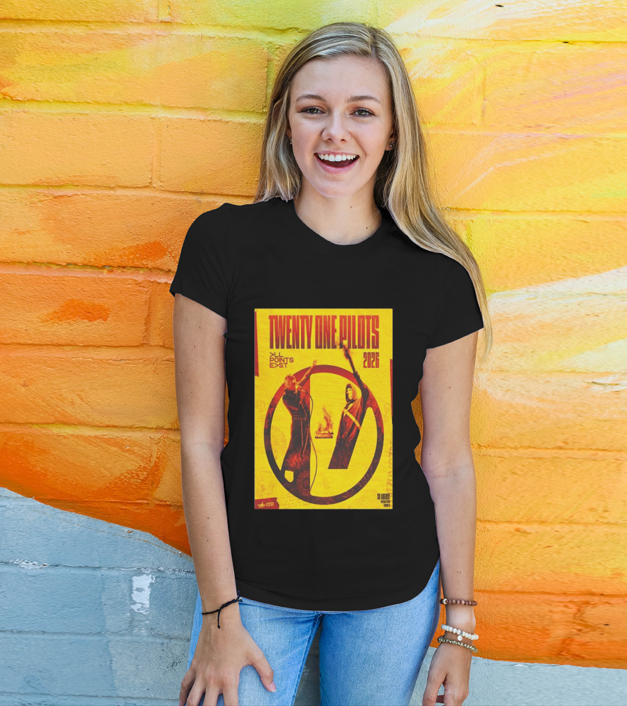 Twenty One Pilots All Points East 2026 Victoria Park London August 30 Tour T-Shirt