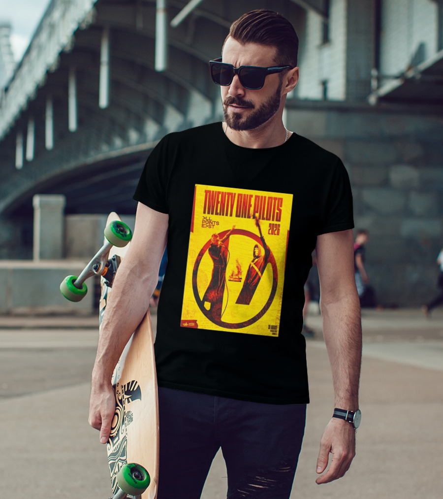 Twenty One Pilots All Points East 2026 Victoria Park London August 30 Tour T-Shirt
