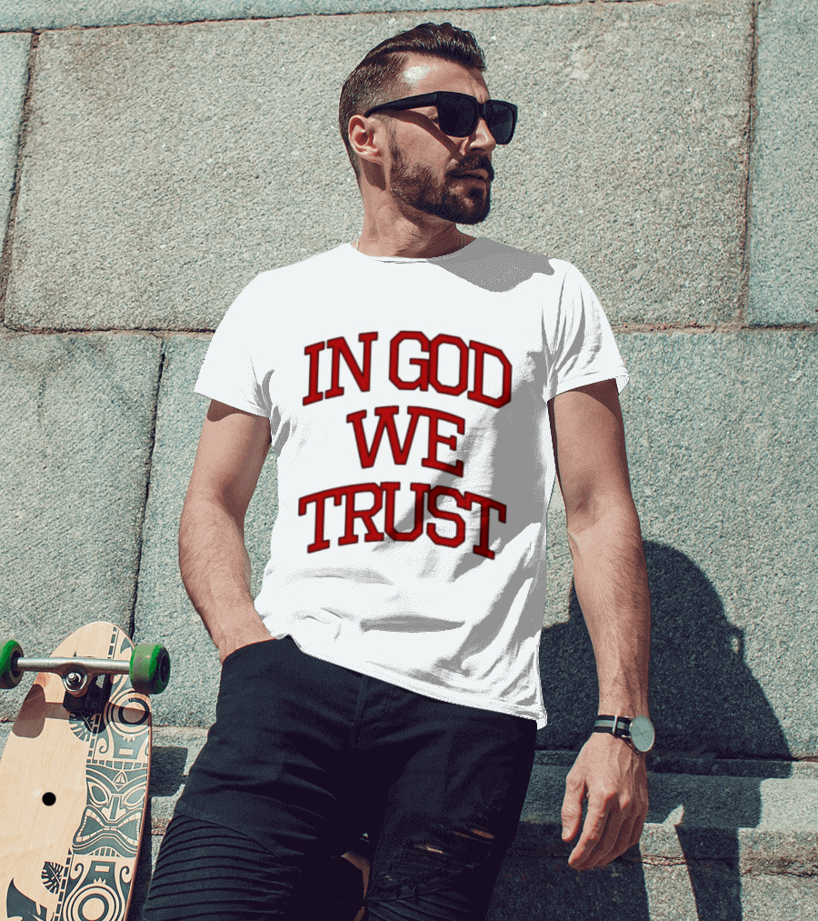 In God We Trust Bold Red T-Shirt