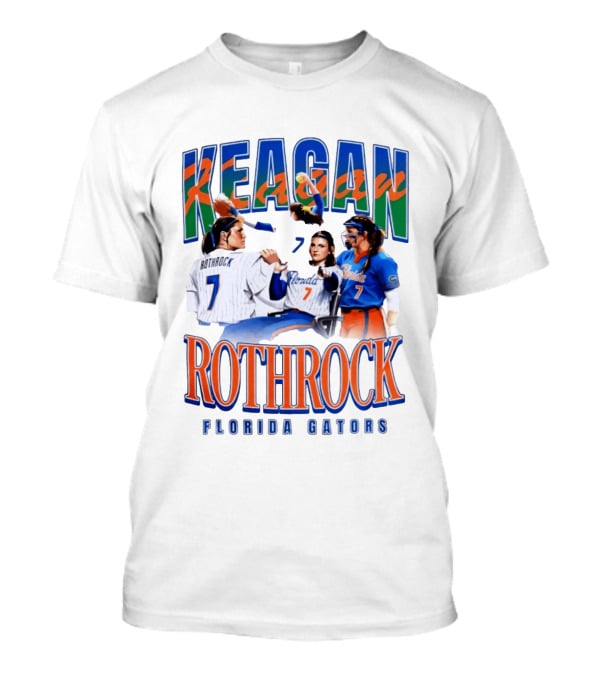 Keagan Rothrock Florida Gators Rothrock 7 Baseball Softball Athlete T-Shirt