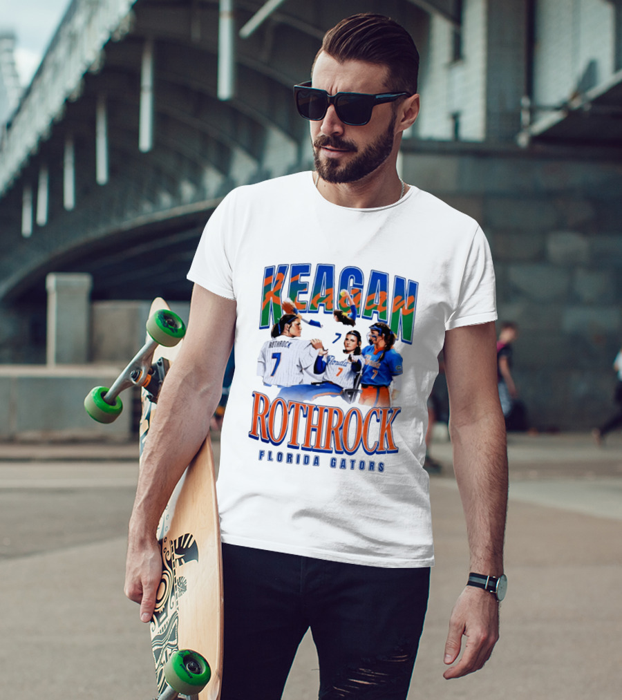 Keagan Rothrock Florida Gators Rothrock 7 Baseball Softball Athlete T-Shirt