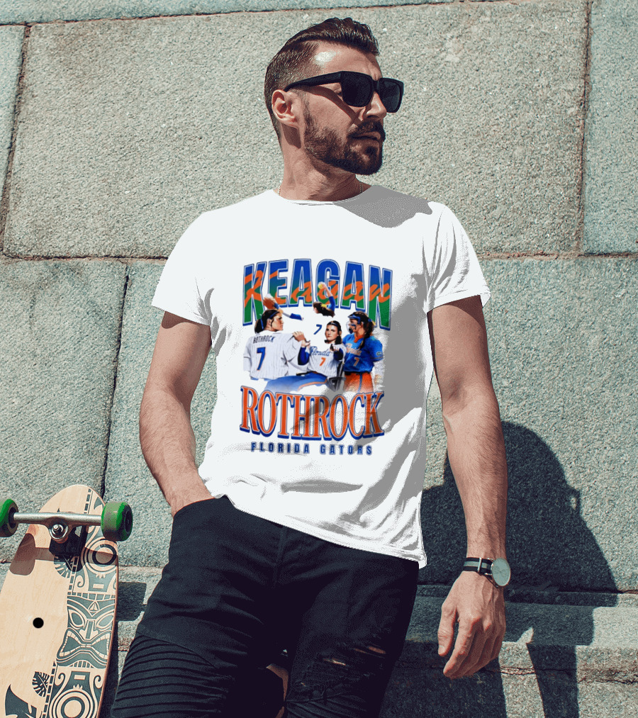 Keagan Rothrock Florida Gators Rothrock 7 Baseball Softball Athlete T-Shirt