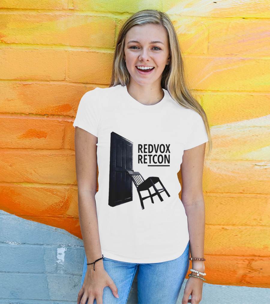 Red Vox Retcon Album Door And Chair T-Shirt