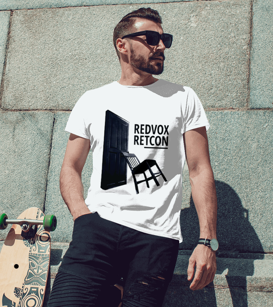 Red Vox Retcon Album Door And Chair T-Shirt