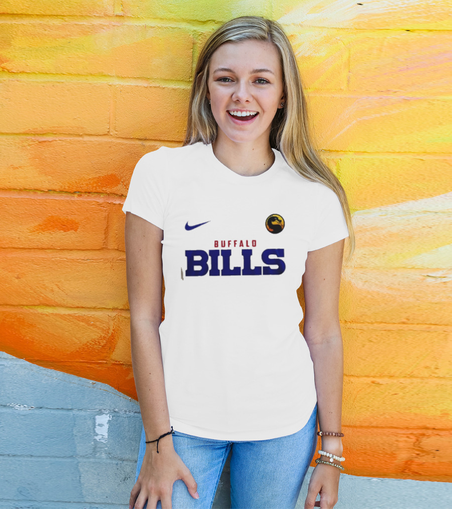 Nike Sub Zero Buffalo Bills Mortal Kombat Crossover Freeze Your Soul T-Shirt