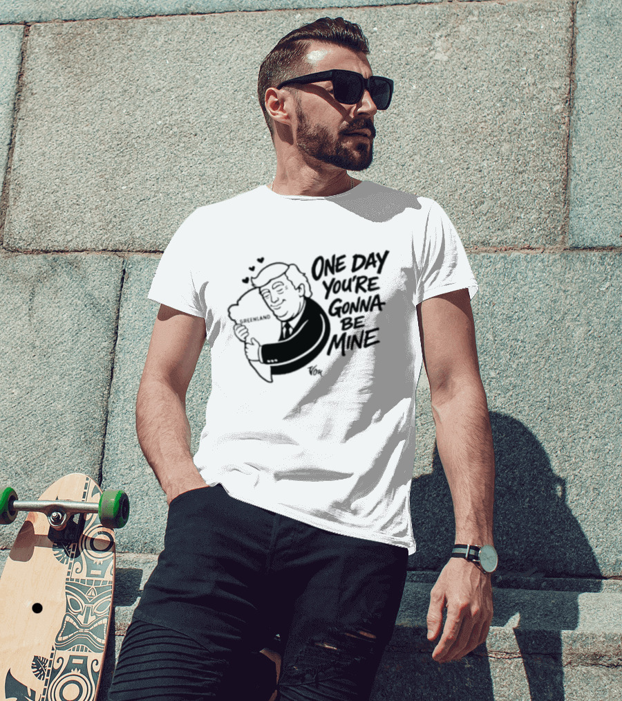 One Day Youre Gonna Be Mine Trump Hugging Pillow Hearts T-Shirt