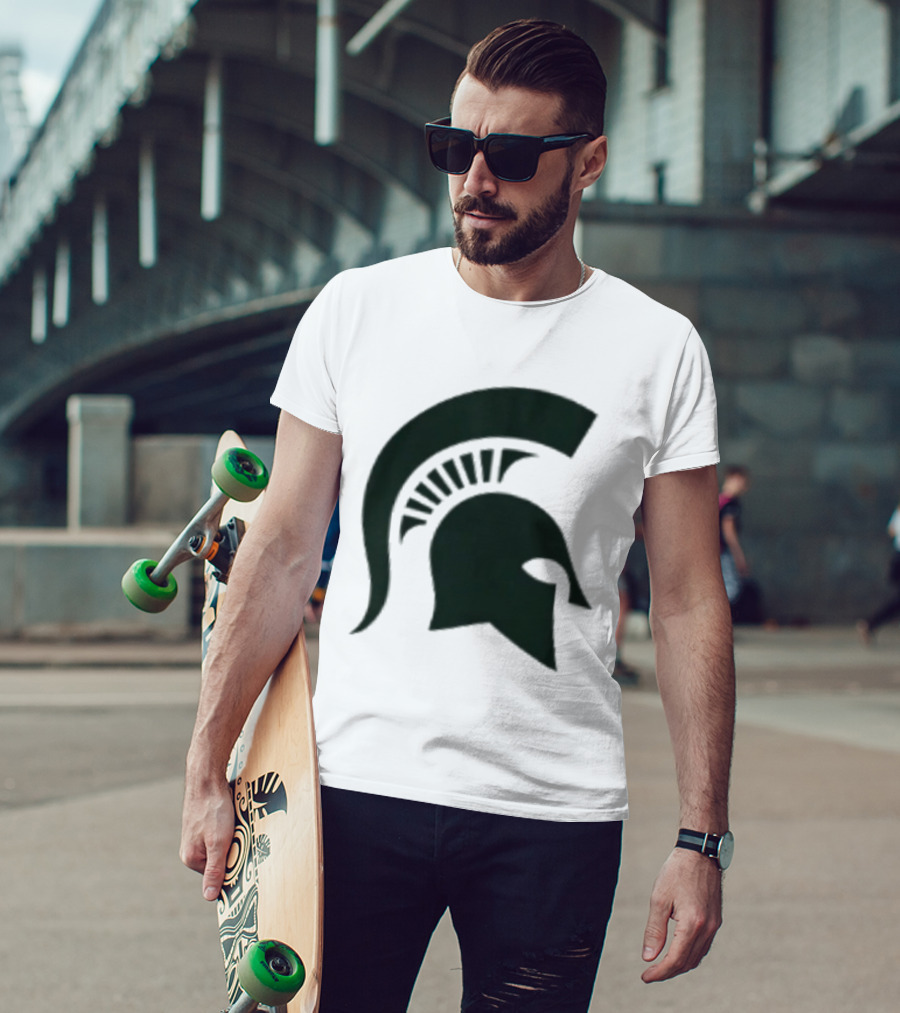 Michigan State Spartans Primary 2025 Iconic Spartan Helmet Trendy T-Shirt