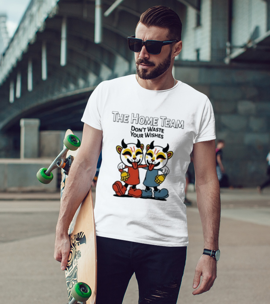 The Home Team Don't Waste Your Wishes Cuphead Tie Dye T-Shirt