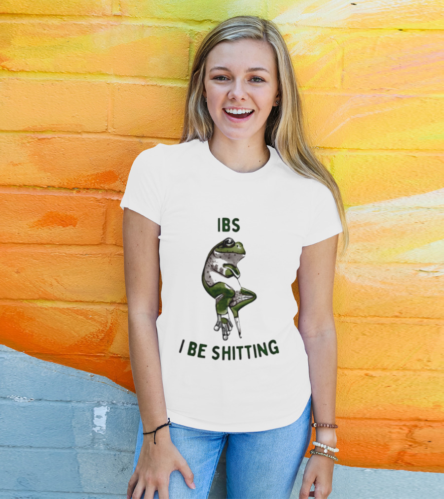 IBS I Be Shitting Frog Christmas T-Shirt