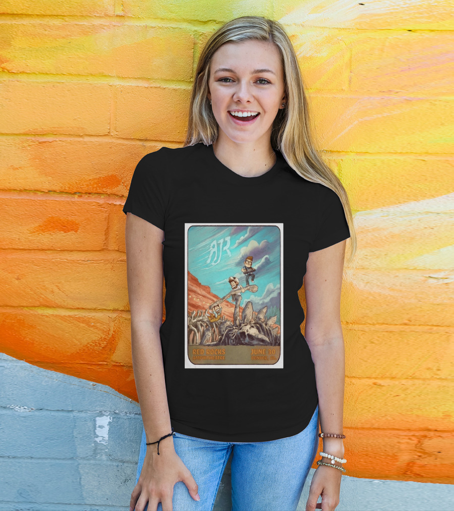 AJR Red Rocks Amphitheatre Denver June 30 2026 Morrison CO T-Shirt