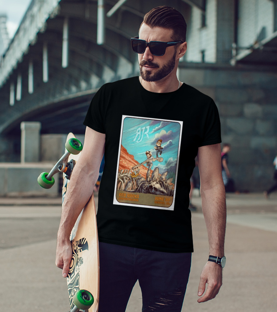 AJR Red Rocks Amphitheatre Denver June 30 2026 Morrison CO T-Shirt