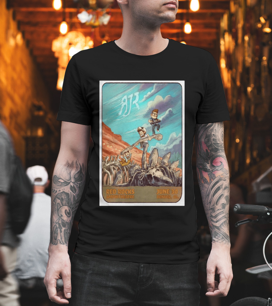 AJR Red Rocks Amphitheatre Denver June 30 2026 Morrison CO T-Shirt