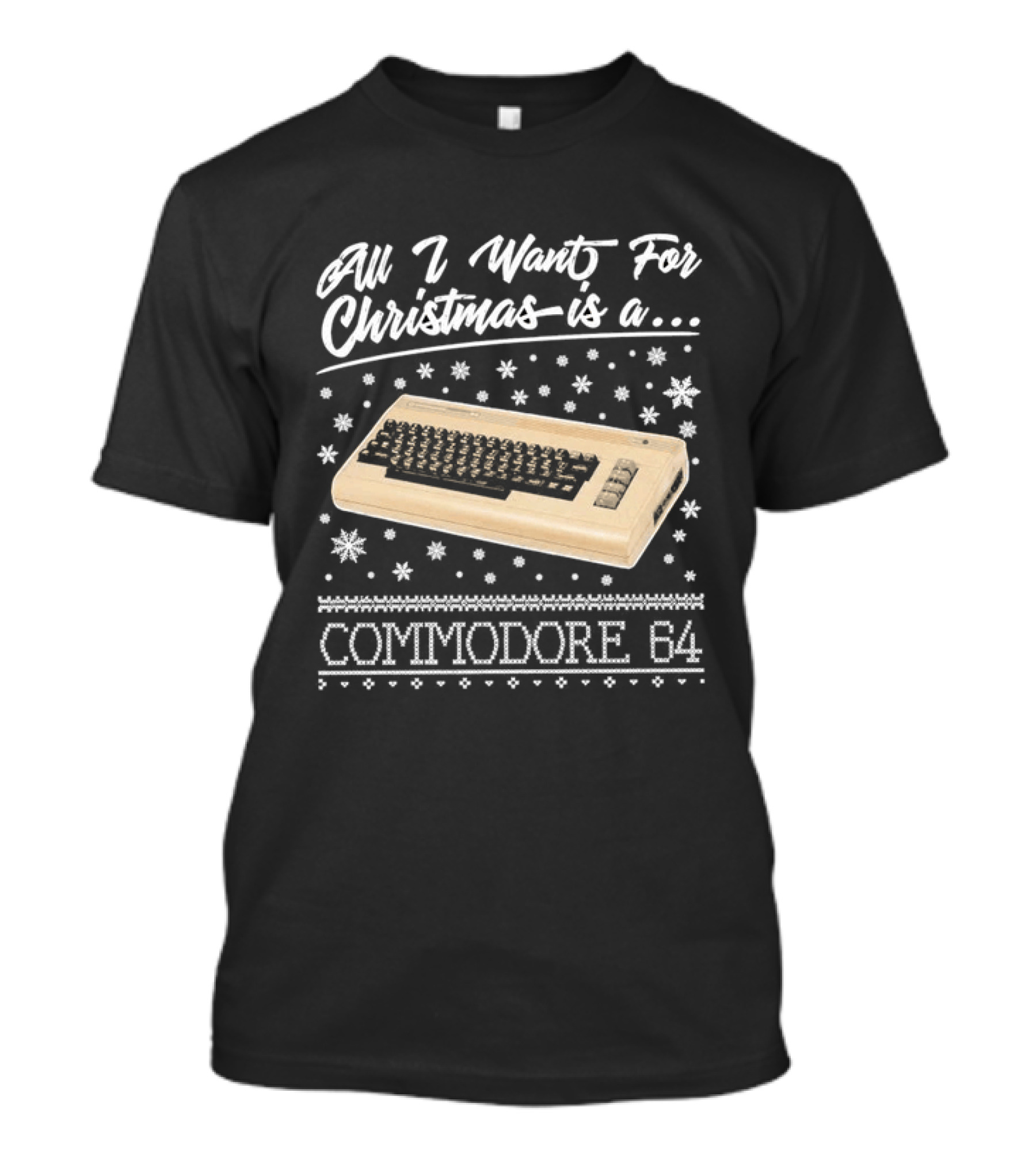 All I Want For Christmas Is A Commodore 64 Nostalgia T-Shirt