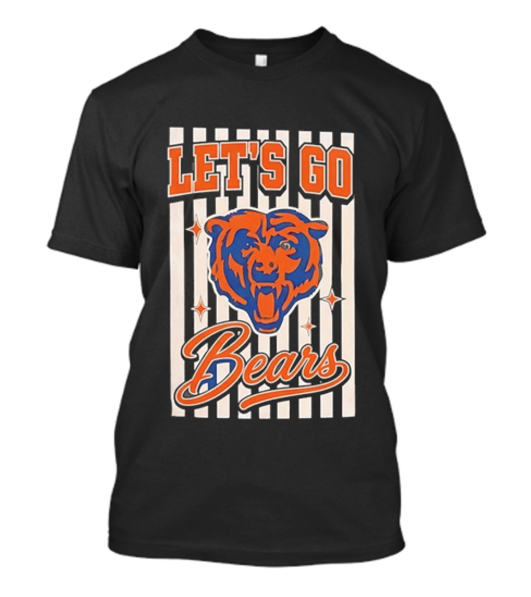 Let's Go Chicago Bears Fan Support T-Shirt