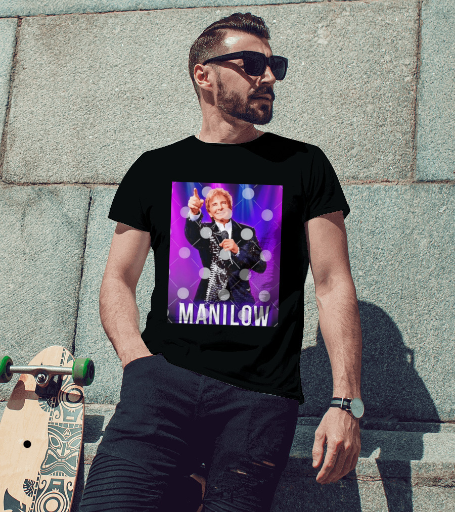 Barry Manilow Starry Stage Performance Concert T-Shirt