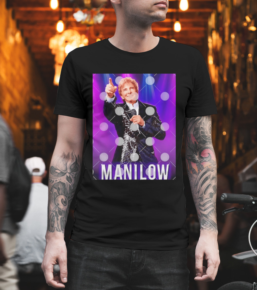 Barry Manilow Starry Stage Performance Concert T-Shirt