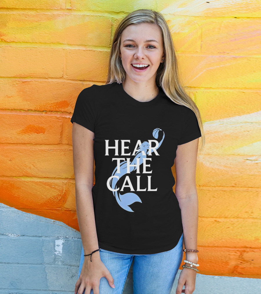 Hear The Call Mermaid Basketball Sports T-Shirt