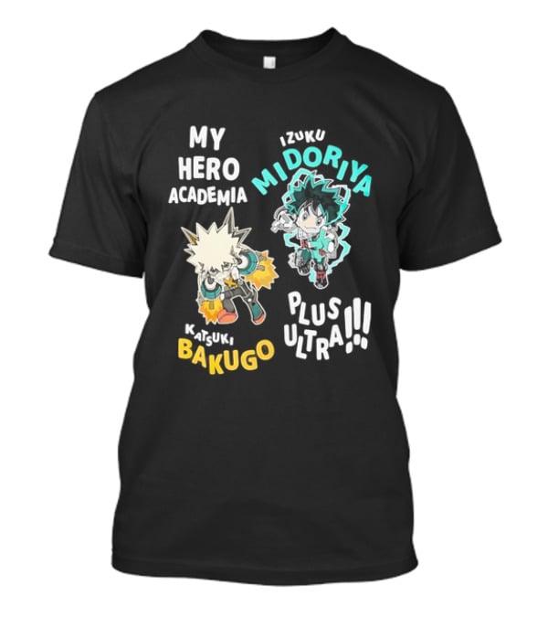 My Hero Academia Izuku Midoriya Katsuki Bakugo Plus Ultra T-Shirt
