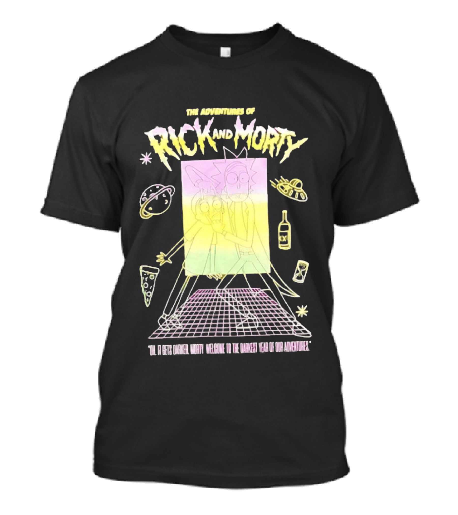 The Adventures Of Rick And Morty Welcome To The Darkest Year Of Our Adventures T-Shirt