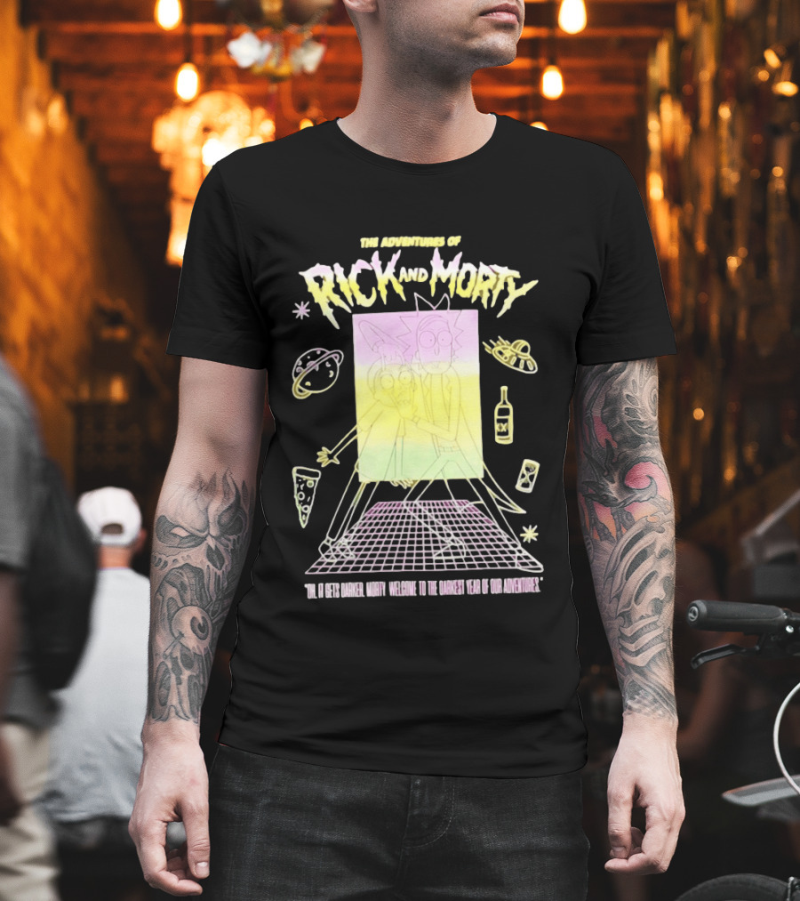The Adventures Of Rick And Morty Welcome To The Darkest Year Of Our Adventures T-Shirt