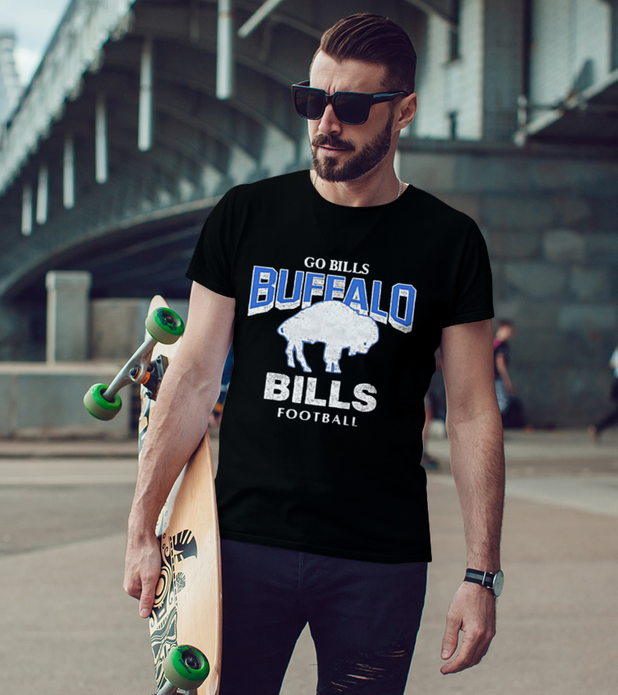 Go Bills Buffalo Bills Football History T-Shirt