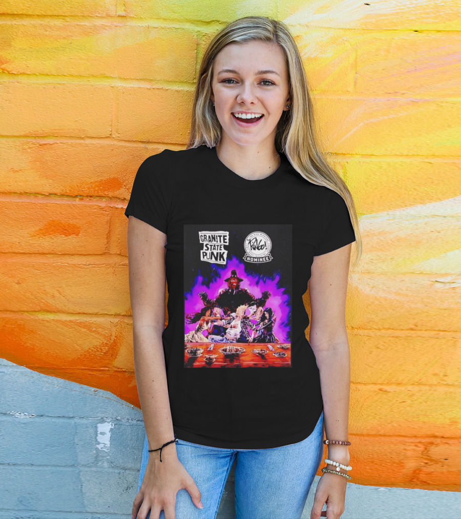 Granite State Punk Mike Wieringo Comic Book Industry Awards Nominee Vibrant Comic T-Shirt